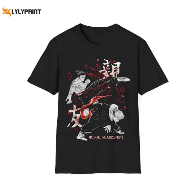 Jjk T-Shirt: Jujutsu Kaisen Anime Yuji Itadori &Amp;Amp; Todo Aoi - Engaging Anime Tee 1