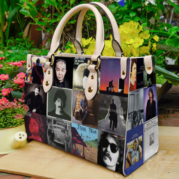 John Prine Hand Leather Bag For Women Gift 2