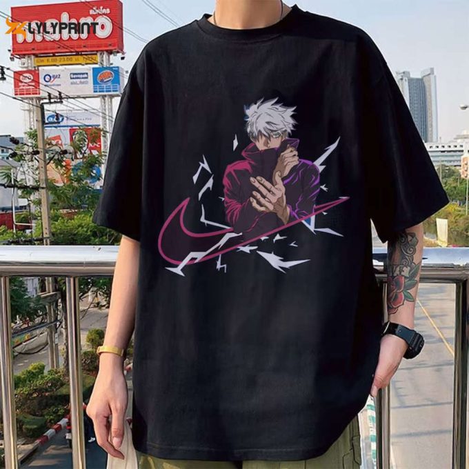 Vintage Anime Jujutsu Kaisen Shirt: Gojo Satoru &Amp;Amp; Manga Lovers Shirt 1