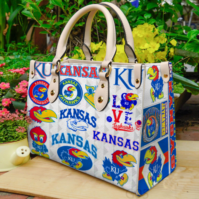 Kansas Jayhawks 1 Leather Bag G95 2