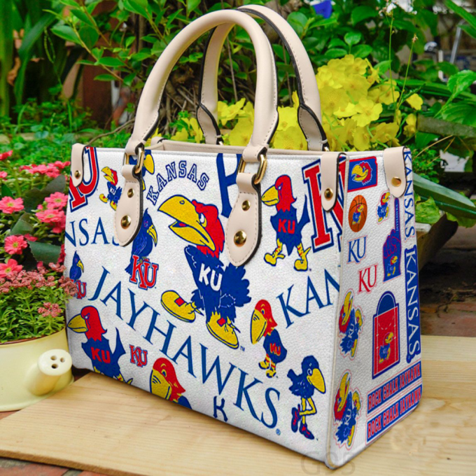 Kansas Jayhawks Leather Bag G95 2