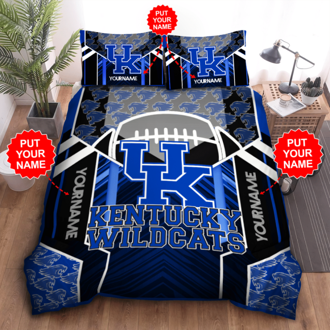 Kentucky Wildcats Duvet Cover Bedding Set Gift For Fans 2