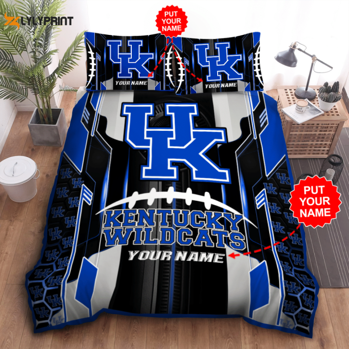 Kentucky Wildcats Duvet Cover Bedding Set Gift For Fans 1