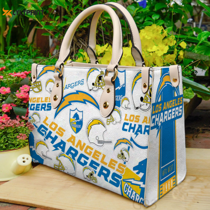 Los Angeles Chargers A1 Leather Bag G95 1