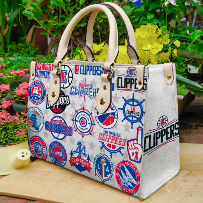 Los Angeles Clippers Leather Bag G95 2