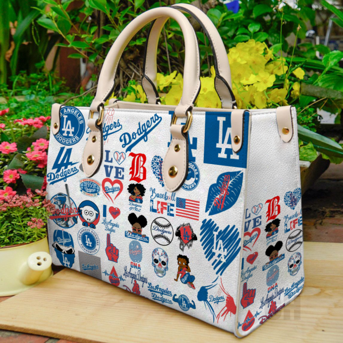 Los Angeles Dodgers Lover Leather Bag For Women Gift 2