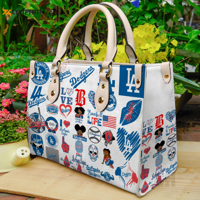 Los Angeles Dodgers Lover Leather Bag For Women Gift 1