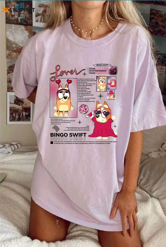 Stylish Lover Swift Bingo Shirt: Trendy Design For Bingo Lovers! 1