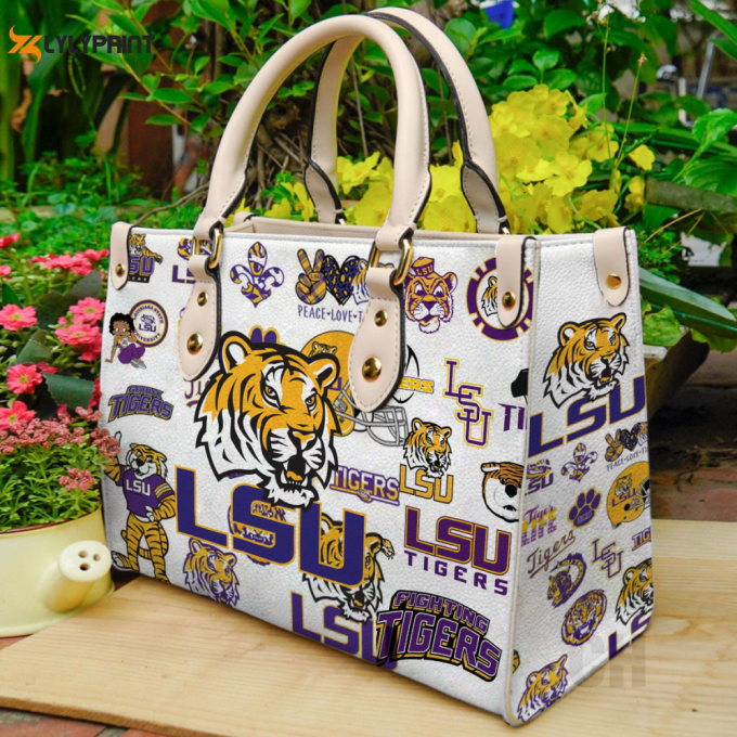 Lsu Tigers Lover Leather Bag For Women Gift 1