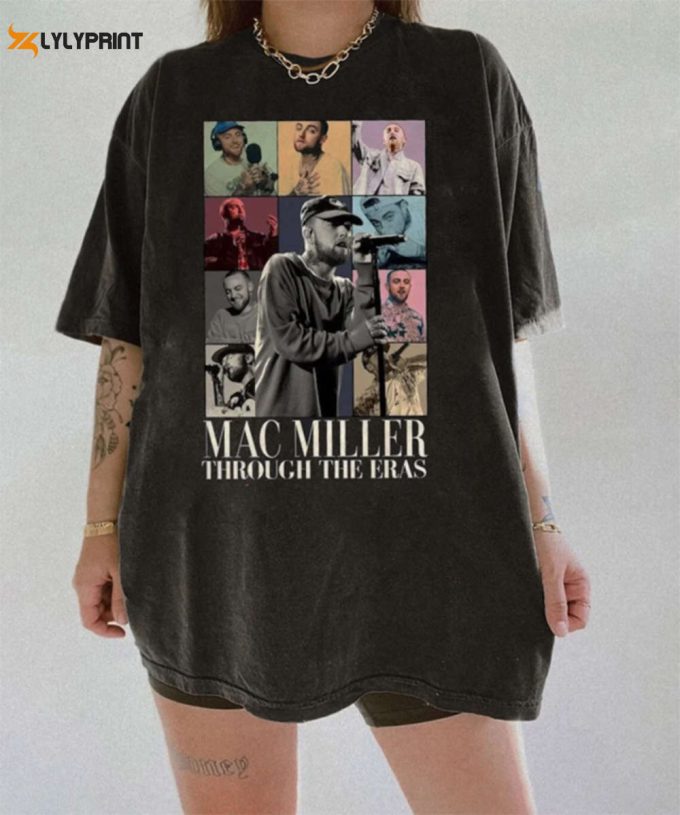 Mac Miller Through The Eras Shirt, Vintage Rap Tee, Hip Hop Shirt, Mac Fan Gift 1