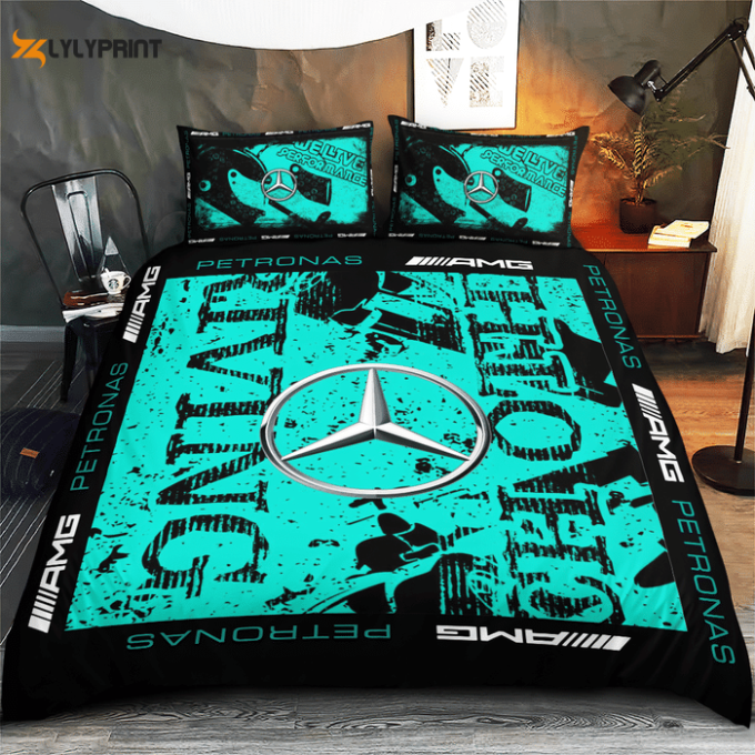 Mercedes-Amg Petronas Gift For Fans Duvet Cover Bedding Set Gift For Fans 1