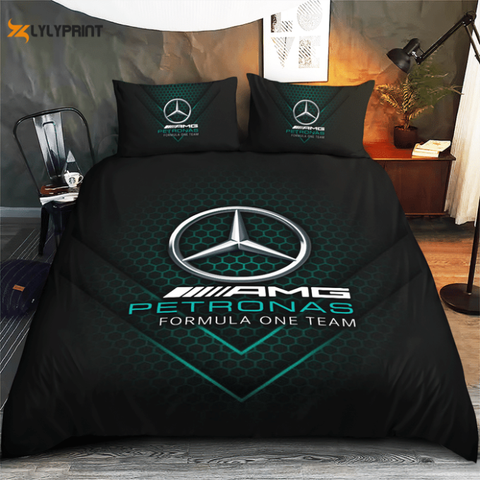 Mercedes-Amg Petronas Gift For Fans Duvet Cover Bedding Set Gift For Fans 1