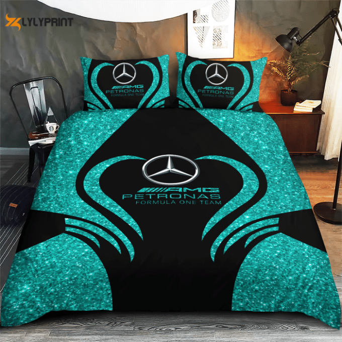 Mercedes-Amg Petronas Gift For Fans Duvet Cover Bedding Set Gift For Fans 1