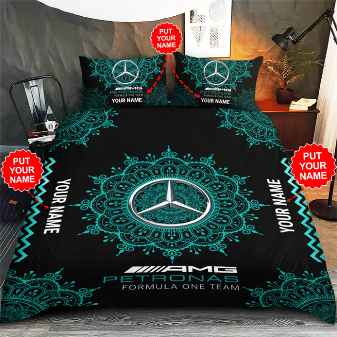 Mercedes-Amg Petronas Gift For Fans Duvet Cover Bedding Set Gift For Fans 4