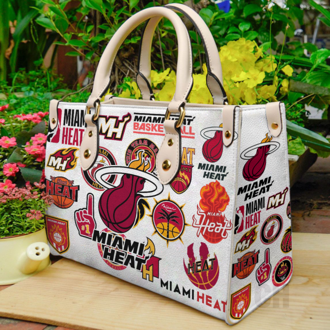 Miami Heat Lover Leather Bag For Women Gift 2