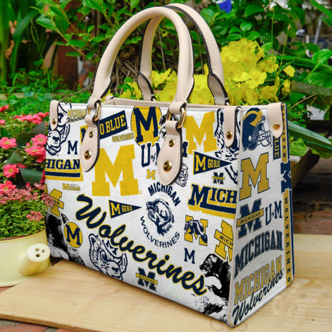 Michigan Wolverines 1 Leather Bag G95 2