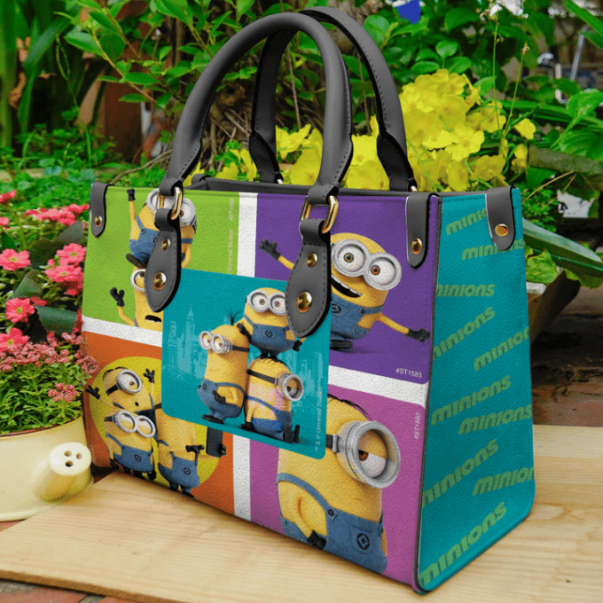 Minions Love Funny Leather Bag For Women Gift 2