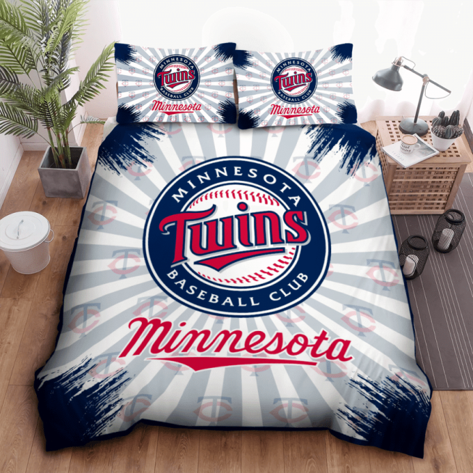 Minnesota Twins Duvet Cover Bedding Set Gift For Fans 2