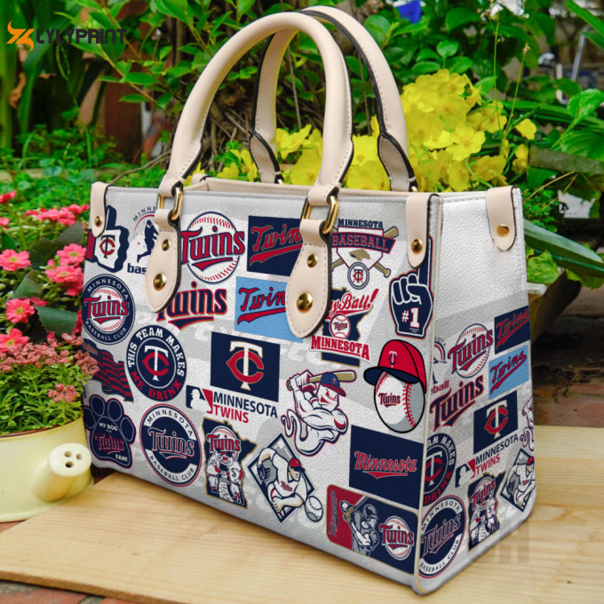 Minnesota Twins Leather Bag For Women Gift 1