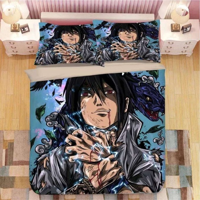 Naruto Uzumaki Naruto Duvet Cover Bedding Set Gift For Fans 2