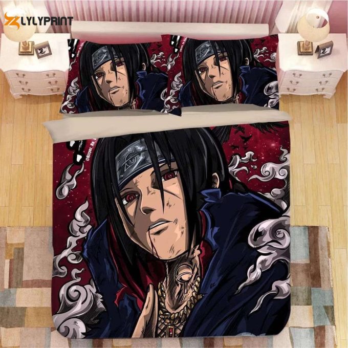 Naruto Uzumaki Naruto Duvet Cover Bedding Set Gift For Fans 1