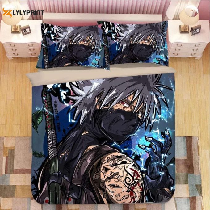 Naruto Uzumaki Naruto Duvet Cover Bedding Set Gift For Fans 1