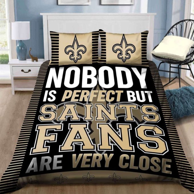 New Orleans Saints Duvet Cover Bedding Set Gift For Fans 2