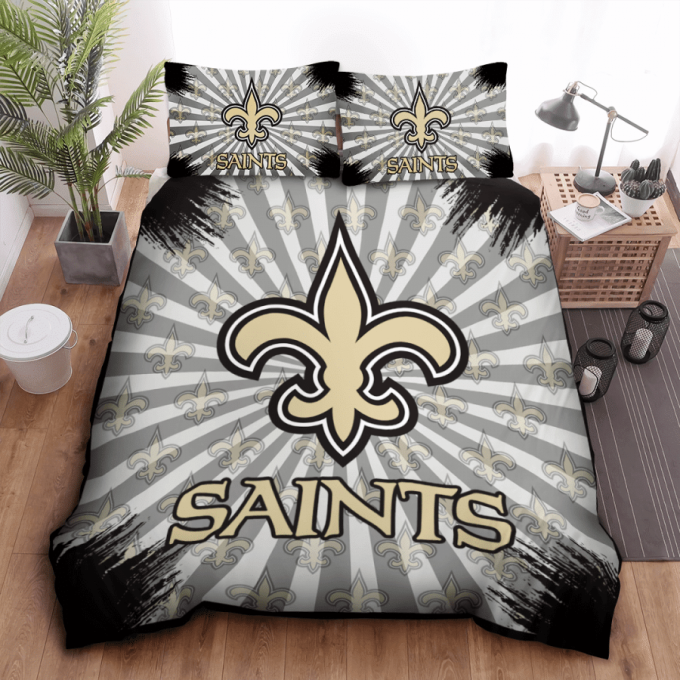 New Orleans Saints Duvet Cover Bedding Set Gift For Fans 2