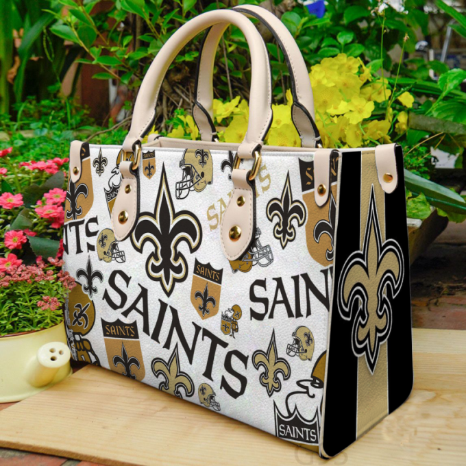 New Orleans Saints Love A1 Leather Bag G95 2