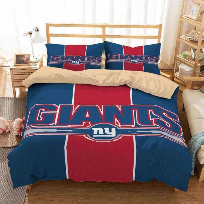 New York Giants Duvet Cover Bedding Set Gift For Fans 2