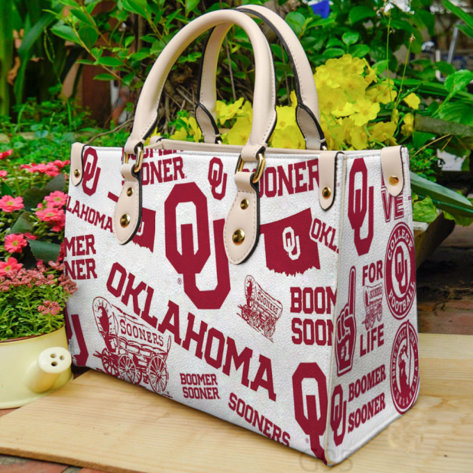 Oklahoma Sooners A1 Leather Bag G95 2