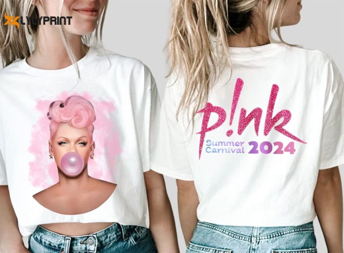 P!Nk Pink Singer Summer Carnival 2024 Tour Shirt,Pink Fan Lovers Shirt,Music Tour 2024 Shirt,Trustfall Album Shirt,Concert 2024 P!Nk Shirt 1