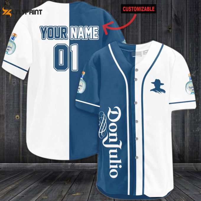 Personalized Don Julio Baseball Jersey 1