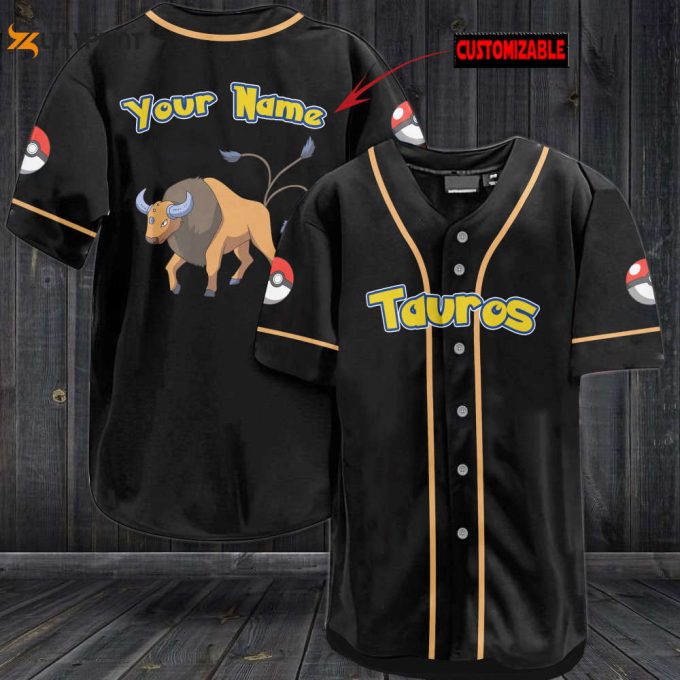 Personalized Tauros Baseball Jersey 1