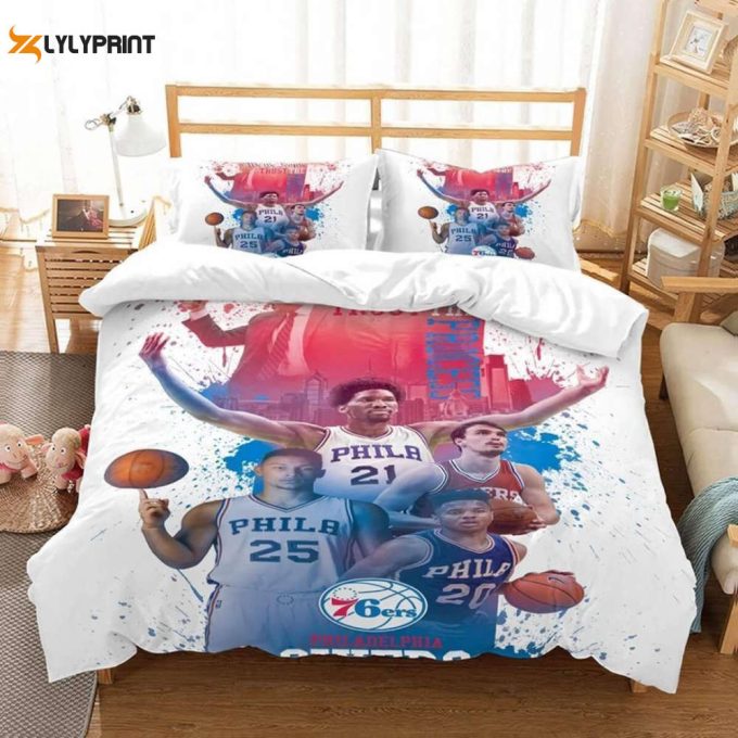 Philadelphia 76Ers Et Duvet Cover Bedding Set Gift For Fans 1