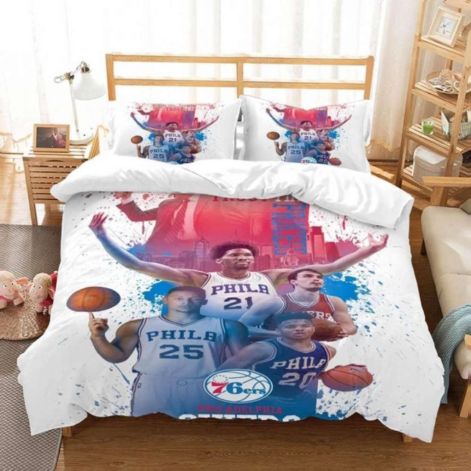 Philadelphia 76Ers Et Duvet Cover Bedding Set Gift For Fans 2