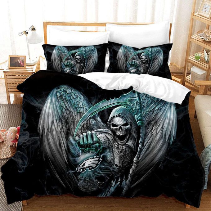 Philadelphia Eagles Duvet Cover Bedding Set Gift For Fans 3