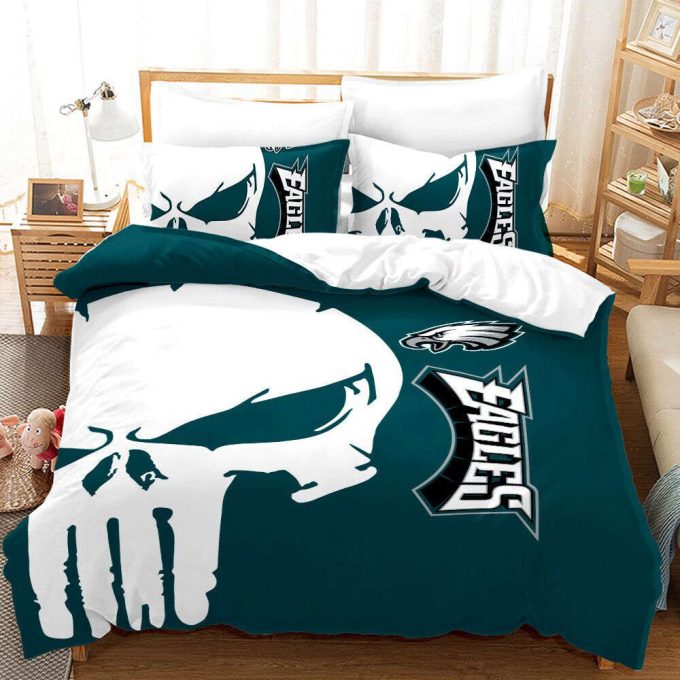 Philadelphia Eagles Duvet Cover Bedding Set Gift For Fans 3