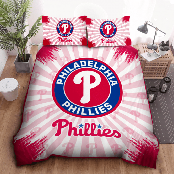 Philadelphia Phillies Duvet Cover Bedding Set Gift For Fans 2