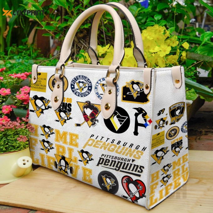 Pittsburgh Penguins Lover Leather Bag For Women Gift 1