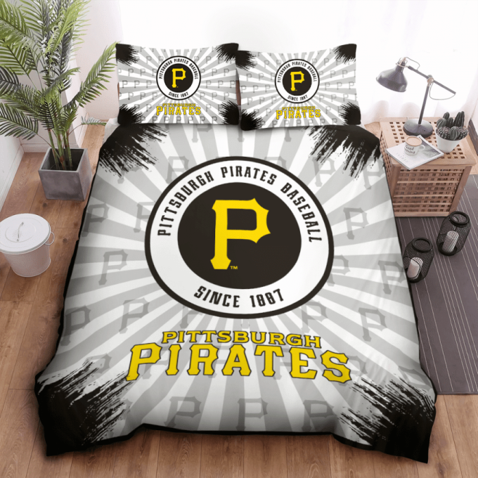 Pittsburgh Pirates Duvet Cover Bedding Set Gift For Fans 2