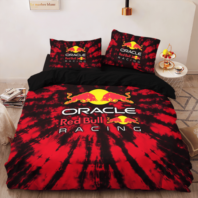 Red Bull Racing Duvet Cover Bedding Set Gift For Fans 2