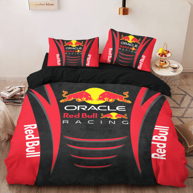 Red Bull Racing Duvet Cover Bedding Set Gift For Fans 2