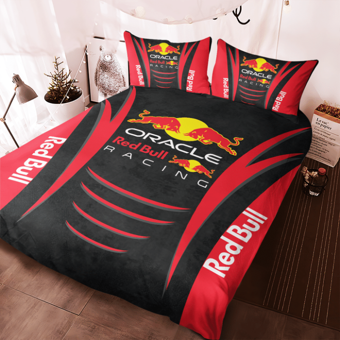 Red Bull Racing Duvet Cover Bedding Set Gift For Fans 5