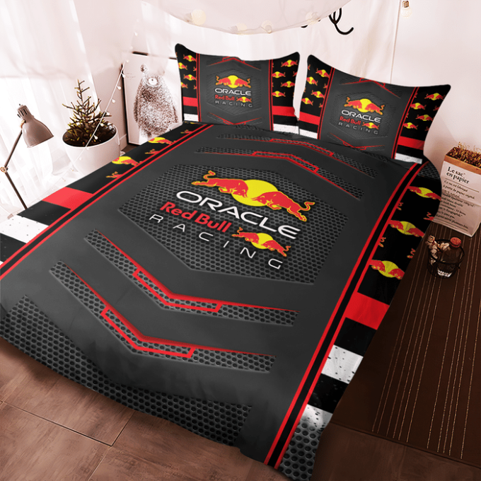 Red Bull Racing Duvet Cover Bedding Set Gift For Fans 2