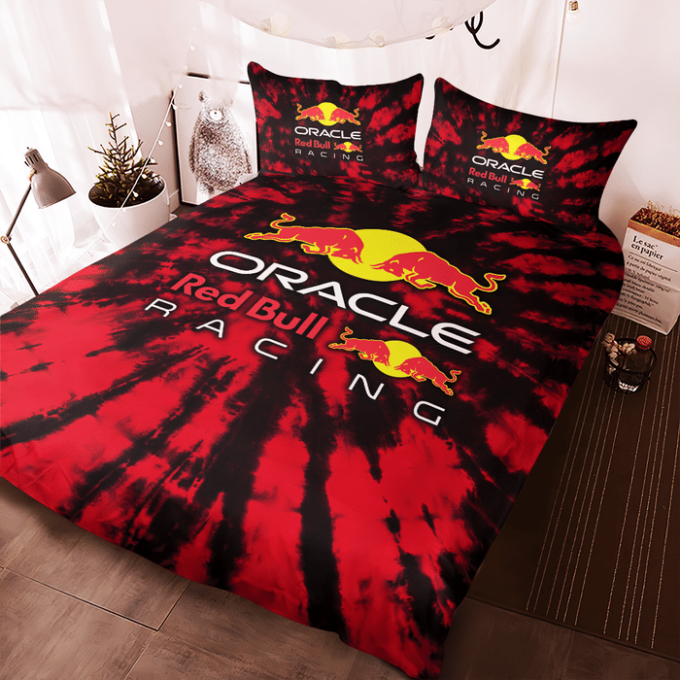 Red Bull Racing Duvet Cover Bedding Set Gift For Fans 4