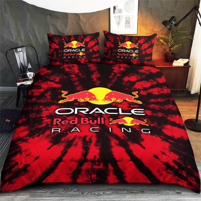 Red Bull Racing Duvet Cover Bedding Set Gift For Fans 5