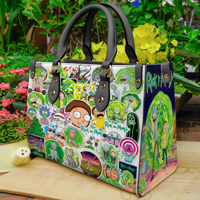 Rick And Morty Leather Bag For Women Gift 2