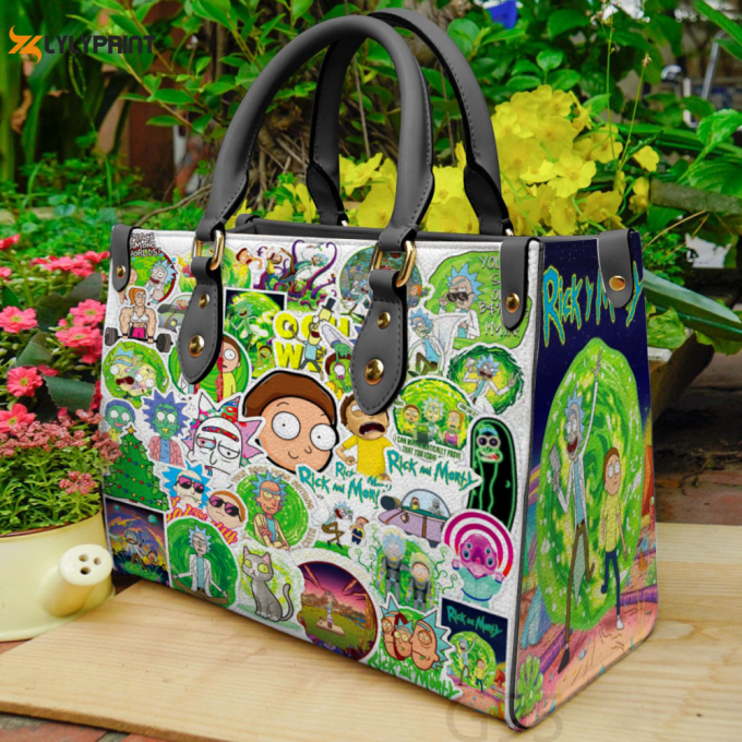 Rick And Morty Leather Bag For Women Gift 1