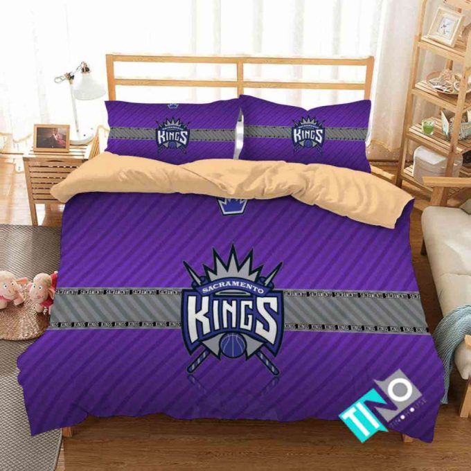 Sacramento Kings Duvet Cover Bedding Set Gift For Fans 3